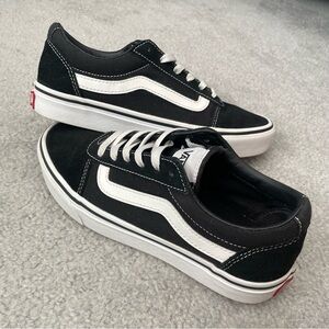 black old skool school vans